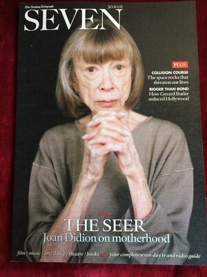 SEVEN mag 30-October-2011 JOAN DIDION Gerard Butler Lord Ashdown KT Tunstall UK