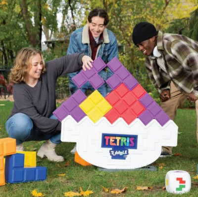 Tetris Puzzle Family Party Block XL Tumble Game Gamed for Adults Friends Big Fun