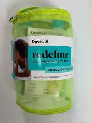 DevaCurl Redefine Cleanse  Condition Style Kit for super curly-free shipping