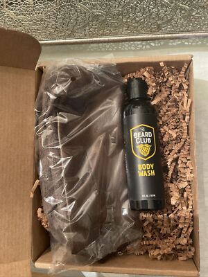 beard club body wash 4oz & Travel Bag Set