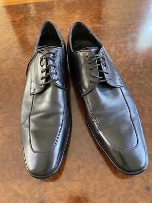 HUGO BOSS Leather Apron Toe Lace Up Derby in Black Size 9 US HUGO BOSS Leather Apron Toe Lace Up Derby in | Mercari main image 4