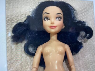 Mattel Barbie Doll NUDE HANDLESS LONG BLUE HAIR Descendants EVIE for OOAK