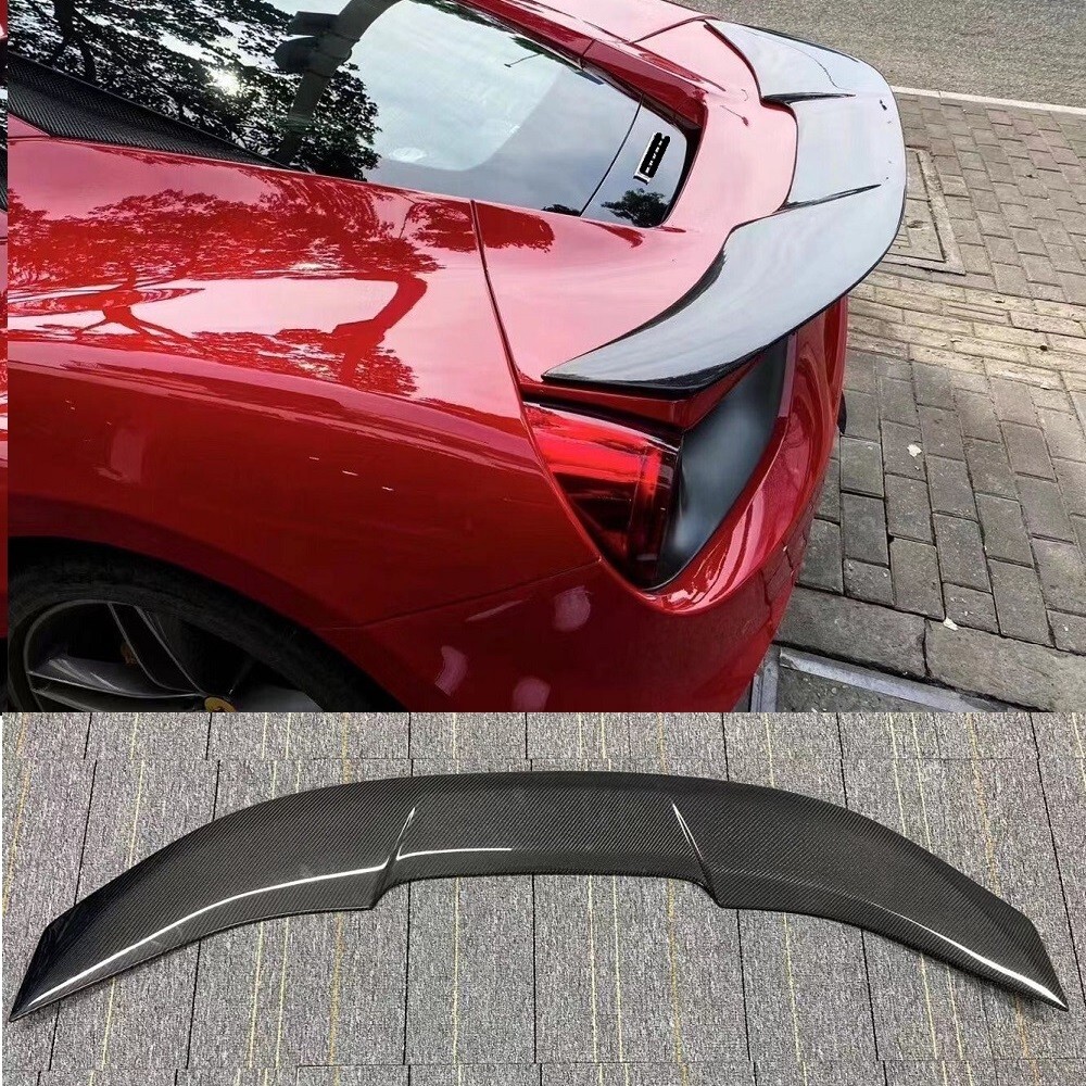Carbon Fiber Car Rear Spoiler Lip Wings For Ferrari 488 20152018 eBay