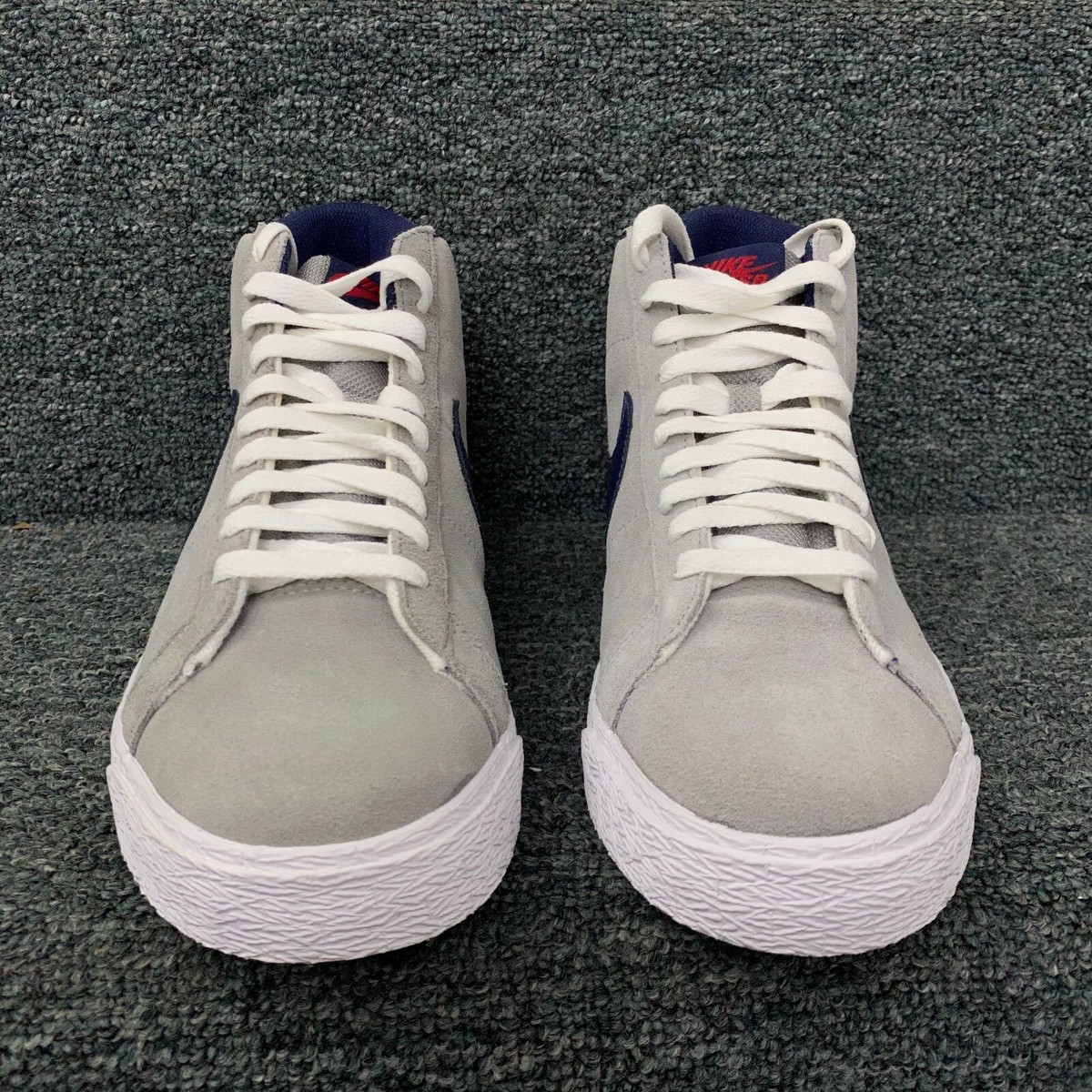 Nike Blazer Sb Mid Mens 9 matte silver Deadstock 310801 003