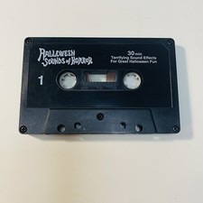 Halloween Sounds Of Horror Cassette Tape vintage terrifying sound effects fun