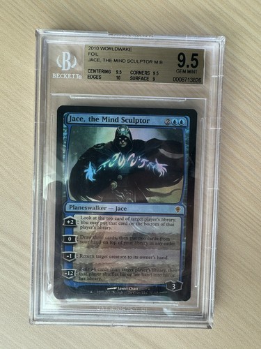 BGS 9.5 Jace, the Mind Sculptor FOIL Worldwake - Picture 2 of 3