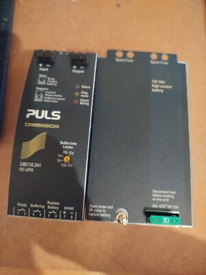 Puls-Power Dimension UBC10.241 Stromversorgung max. 30V Schaltmodul + NPH5-12 