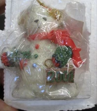 Cherished Teddies Snowbear Hanging Ornament 2001 #865044 NEW