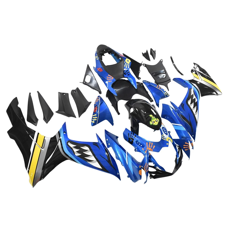 Kit de carenado ABS para Suzuki GSXR600 GSXR750 2011-2023 K11 kit de carrocería azul negro Foto 2 de 4