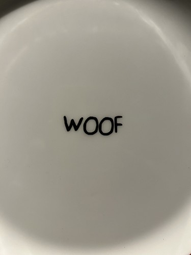 Ben Lenovitz Artist Holiday Dog Plate WOOF Collectible - Picture 11 of 23