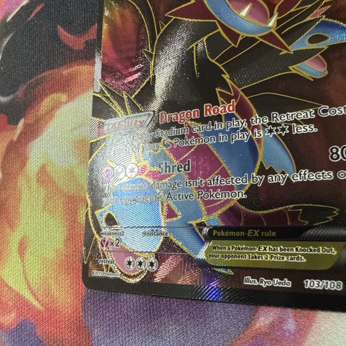Pokémon Hydreigon EX Full Art Ultra Rare Holo 103/108 Roaring Skies 2015  LP  - Picture 6 of 15