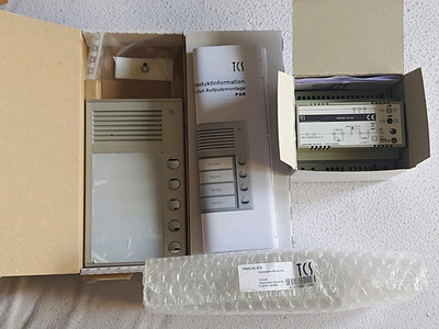 TCS Aussenstation PAK05-EN Set mit Türstation Netzteil Schutzdach