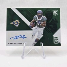 2016 Panini Donruss Elite Rookie Autograph Aaron Green #ERA-AG TCU Rams