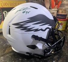 2018 Leaf Autographed Football Helmet 18