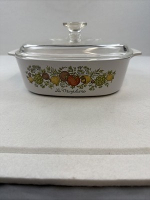 La Marjolaine Spice Of Life 2 QT Corning Ware A-2-B Casserole