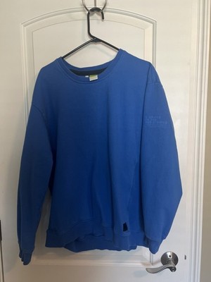 Adidas Blue Crewneck Sweater Brand With the Three Stripes Pin Size XL