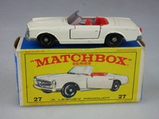 Ruedas regulares Mercedes Benz 230 SL - 32082 Matchbox 27d