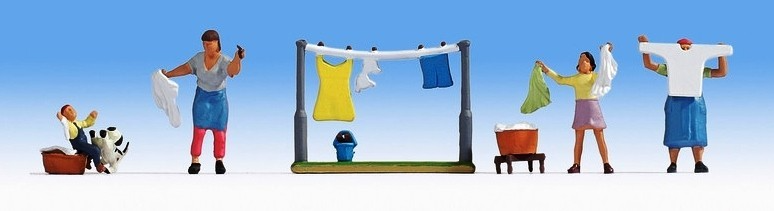 NOCH 15595 HO 1/87 Jour de Lessive - Washday - Passion 132