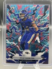 2025 Topps Resurgence Kyle Hamilton Sky Blue &amp; Pink Shock #9 Ravens