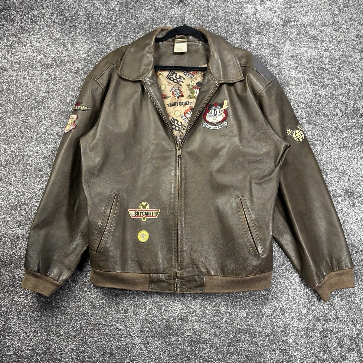 Disney Leather Jacket In Disney Coats, Jackets & Outerwear (1968