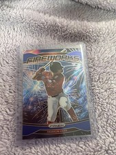 2025 Panini Prizm - Blue Fireworks Franklin Arias, Franklin Arias #18 /99 (RC)