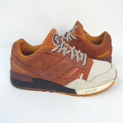 Saucony Grid SD Pumpkin Spice No Chill Pack Orange Cream S70333-1 Mens 6.5