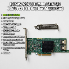 LSI SAS 9207-8i IT Mode SATA SAS 6Gb/s PCI-E 3.0 Host Bus Adapter Card