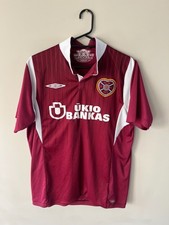 Heart of Midlothian 2009 2010 Football Shirt Home Jersey Umbro Soccer Size Men M
