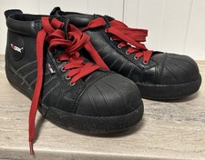Sicherheitsschuhe Arbeitsschuhe S3 Chucks Leder Gr. 41 Schwarz  FortWork