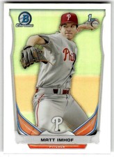 2014 Bowman Draft Matt Imhof Chrome Refractors #CDP45
