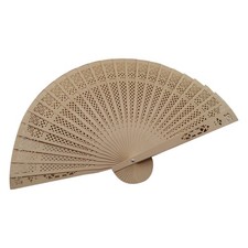 Fashion Wedding Hand Fragrant Party  Folding Fan Chinese Wooden Vintage6735