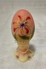 Fenton Burmese Egg on Stand Limited Edition 1002/2500