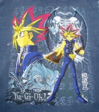 YUGI MUTOU - Vintage 1996 Yu-Gi-Oh Tye Died T-Shirt - Youth Size 2XL 18-20 