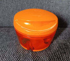 Tupperware Happy Chef Zwiebelschneider Zerkleinerer manuell 300 ml Orange