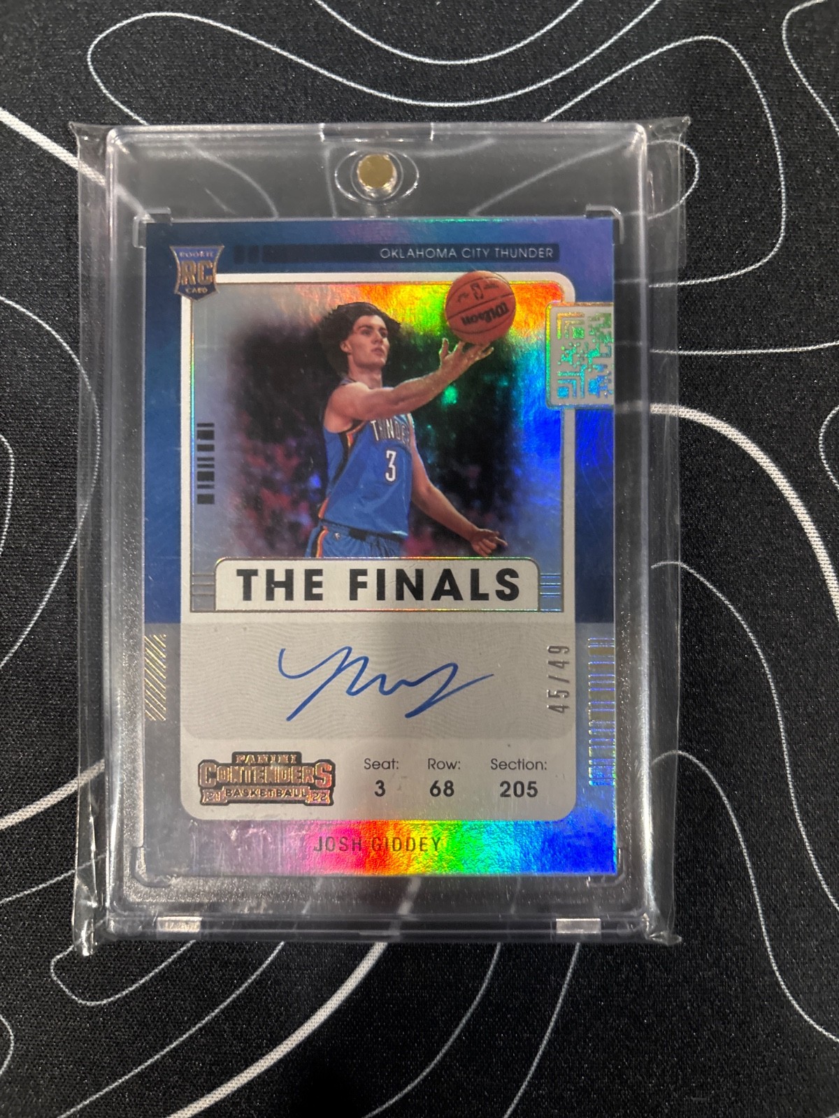 2021-22 Panini Contenders - Josh Giddey #106 The Finals Ticket /49 (AU, RC)