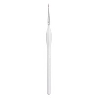Detail Pinsel 7Mm Spitze 182Mm LäNge Nylon Haar Miniatur Malpinsel(000#), Weiß