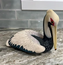 Pelican Figurine Beach Combers Resin Very Nice
