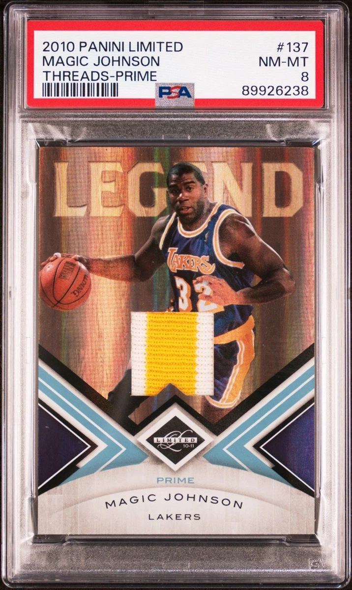 Panini Magic Johnson Basketball Trading Cards Sports Memorabilia