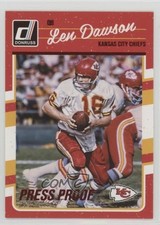 2016 Donruss Press Proof Red Len Dawson #151 HOF 4ns