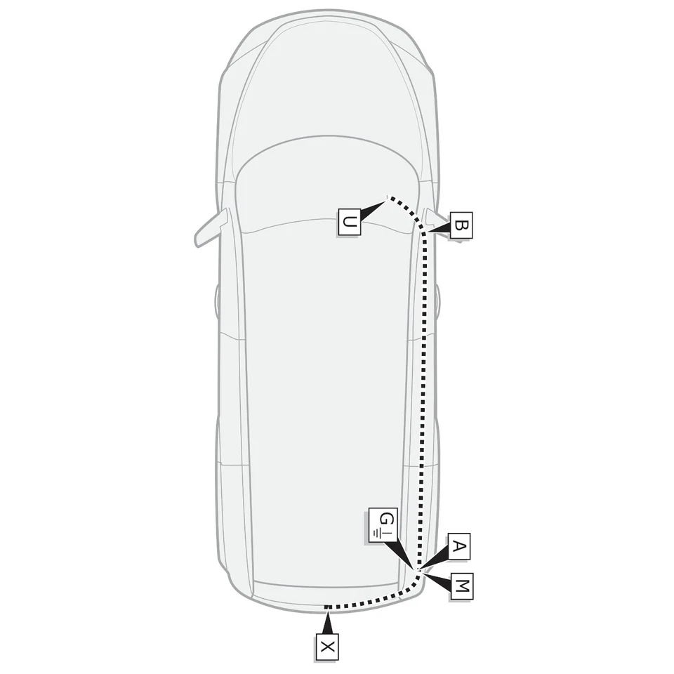 Für BMW X1 F48 15-22 GDW Anhängerkupplung vert. abnehmbar mit 7polig spezifisch - Bild 3 von 3