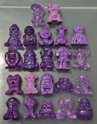 Gogo's Crazy Bones Buddies Serie - gemischtes Konvolut, 22x lila