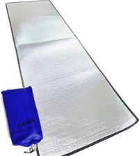 Camping Mat Foam Foil Blanket for Camping Foam Pad Insulating Foil Mat Sleeping 