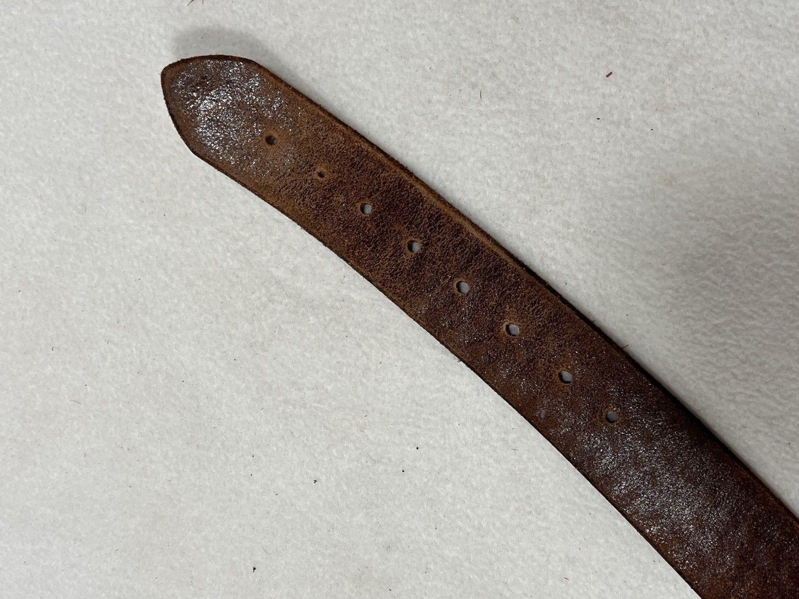 Vtg 42 Tex Shoemaker 2” Basket-Weave Leather Duty Belt Brown Removable Buckle