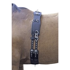 Longiergurt Nylon in schwarz von Euroriding Gr. Warmblut