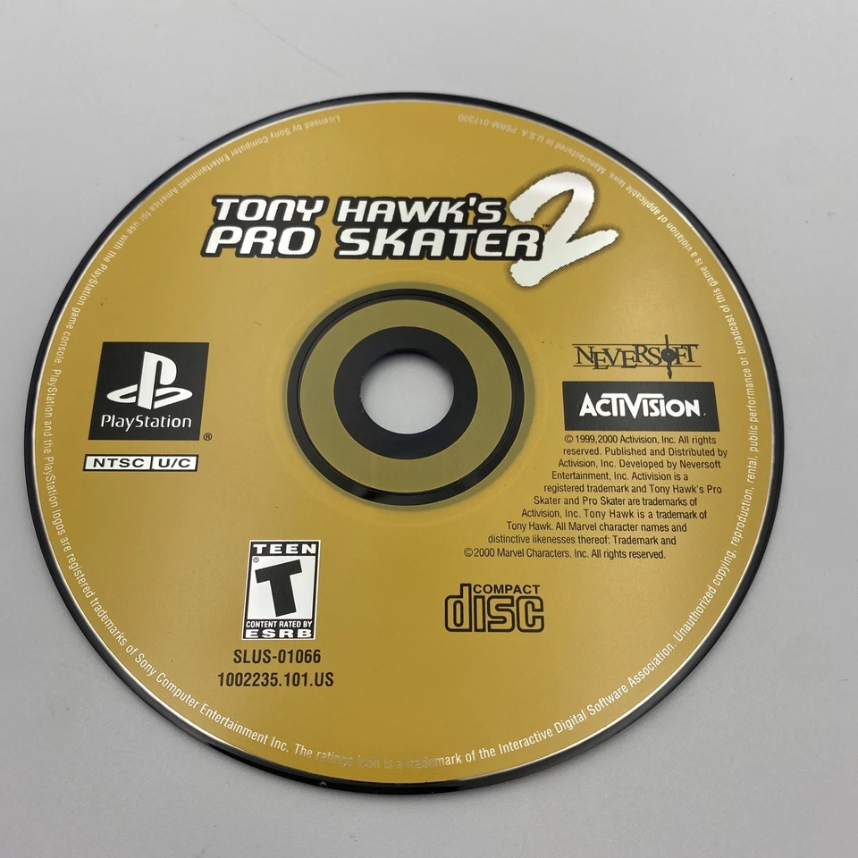 Tony Hawk's Pro Skater 2 videogame Sony PlayStation (PS1) testado completo na caixa - Imagem 4 de 4