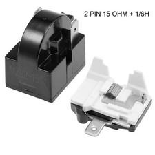 Compact Refrigerator Relay and Compressor Overload Protector Kit