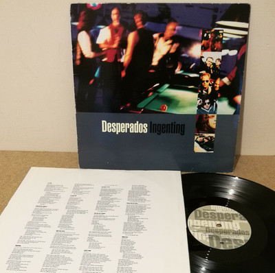 Rare Swedish rock vinyl LP record  - Desperados - Ingenting - 10 tracks - 1992