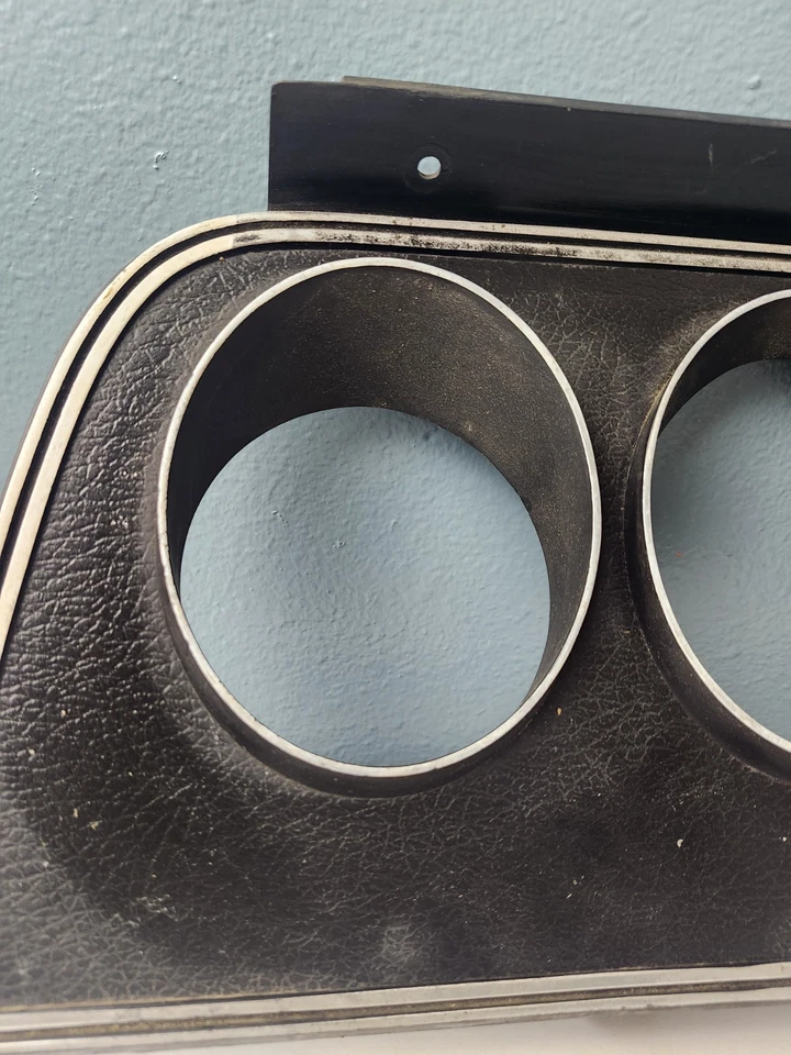 Cuadro de instrumentos negro Ford Torino Ranchero 1972-1976 bisel D2GF-10B883-AA Foto 2 de 4