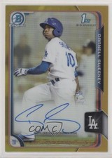 2015 Bowman Chrome Prospects Gold Refractor 46/50 Darnell Sweeney Auto 0f6