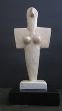 8" Turriga Mother Goddess Sardinia Statue Ancient Treasures Museum Reproductions
